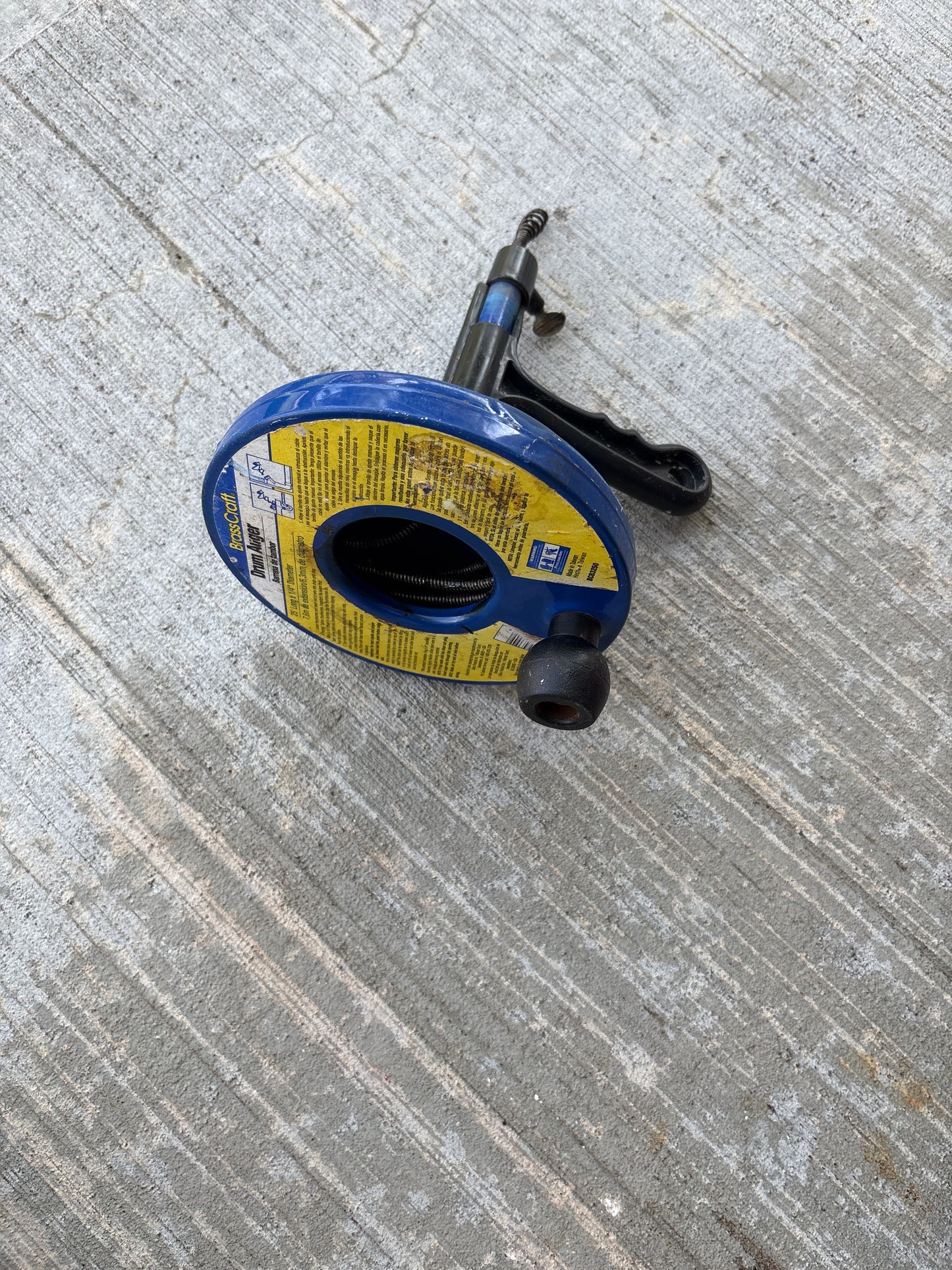 25-ft Manual Drum Auger – Drain Snake Rental