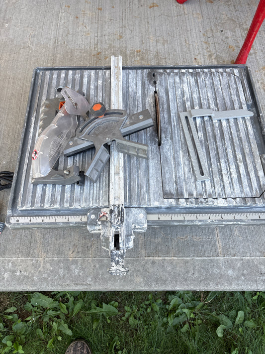 RIDGID Wet Tile Saw – Rent in Ottawa