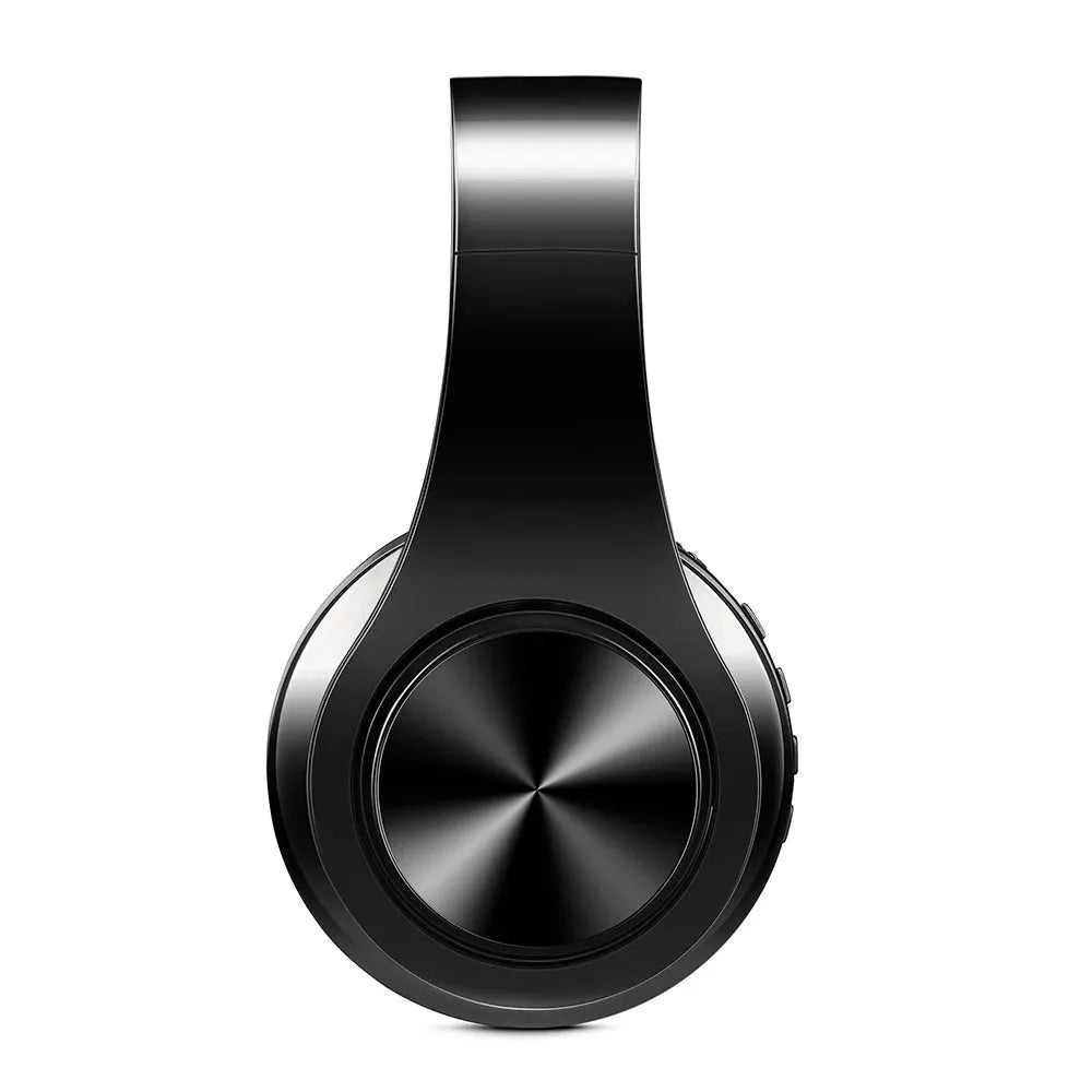 HiFi Stereo Bluetooth Headphones – FM Radio, SD Card & Built-In Mic