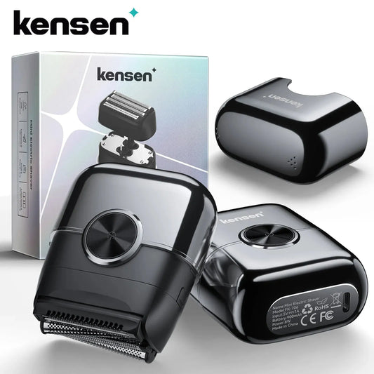 KENSEN S26 4D Floating Blade Electric Shaver - 8000RPM Waterproof Foil Razor for Men