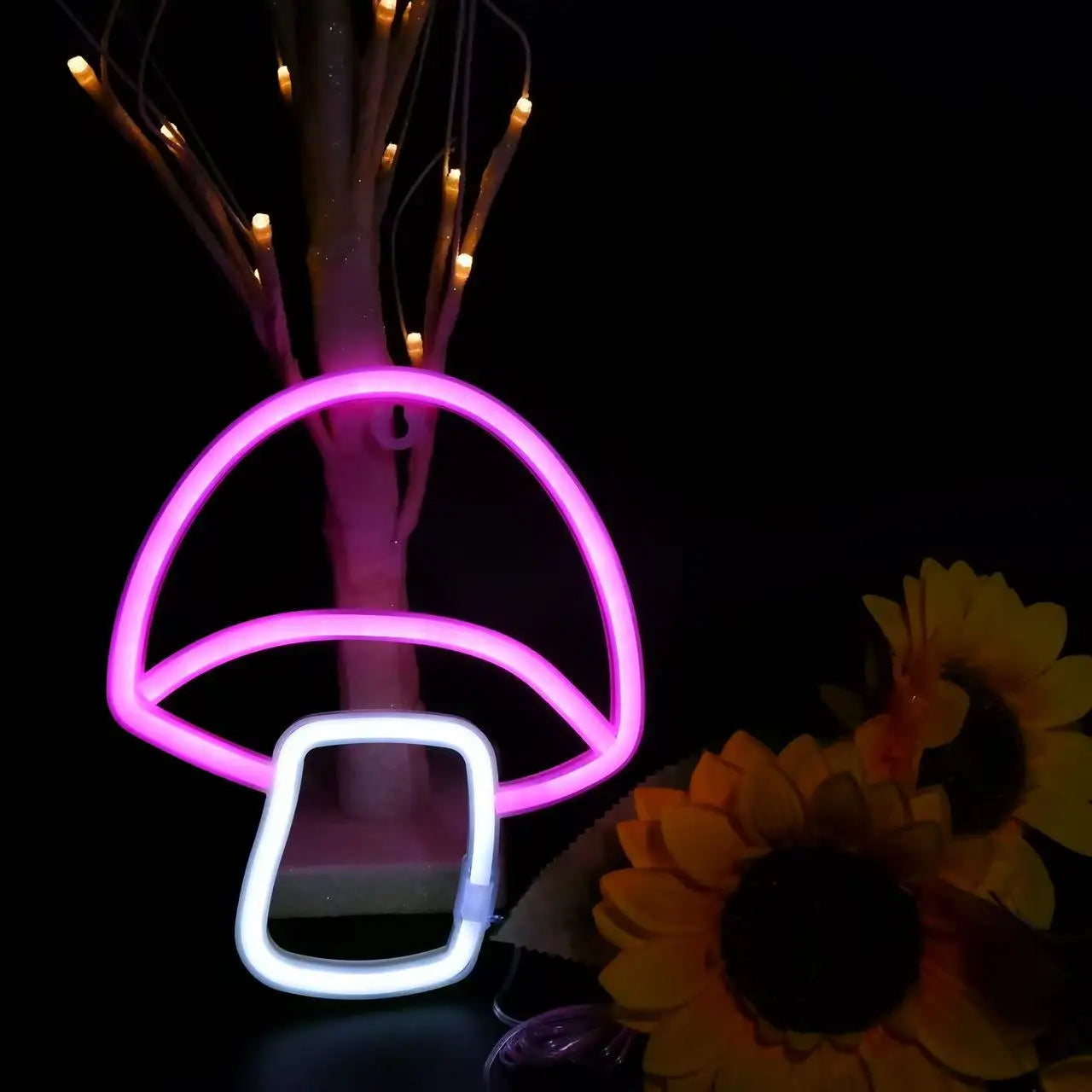 LED Neon Sign - USB & Battery Powered Glow Light for Bedroom, Gaming Room & Home Bar