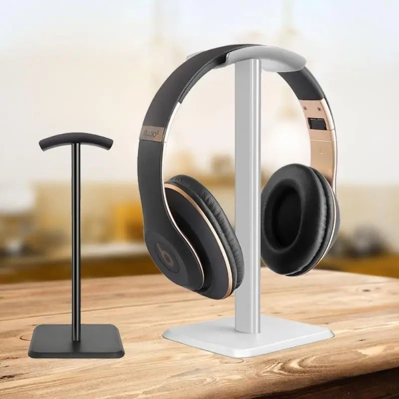 Aluminum Alloy Headphone Stand – Universal Desktop Hanger for Gaming & All Headsets