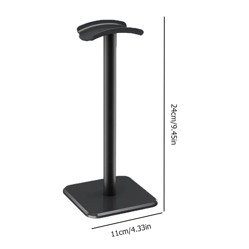 Aluminum Headphone Stand - Space-Saving Vertical Design