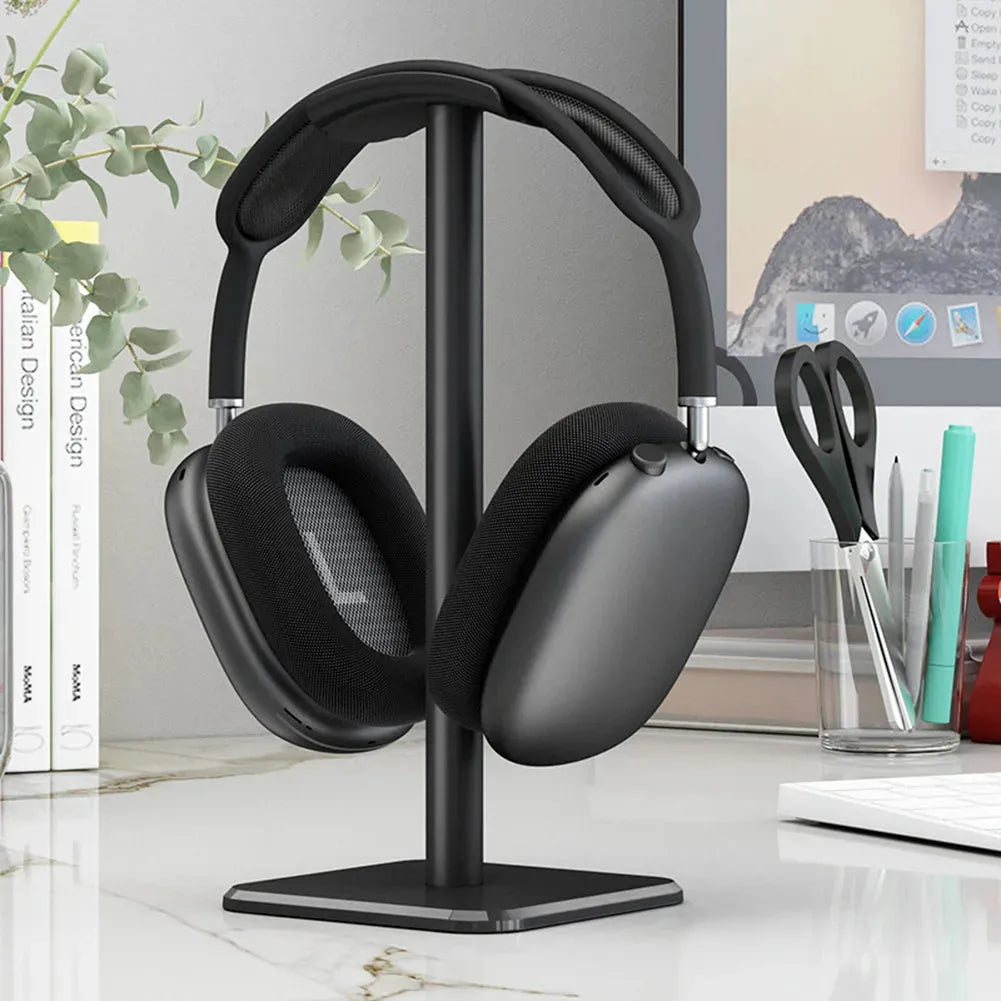 Aluminum Headphone Stand - Space-Saving Vertical Design