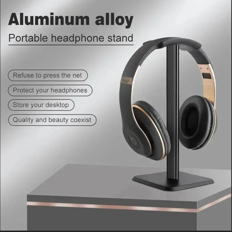 Minimalist Desktop Headphone Stand - Universal Holder for AirPods Max, Sony & More