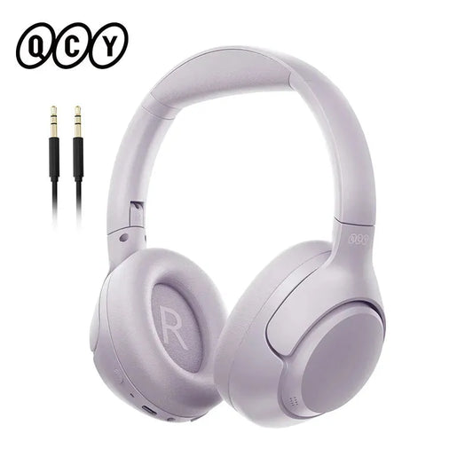 QCY H3 Wireless Headphones – 43dB ANC, Hi-Res Audio & 60H Battery
