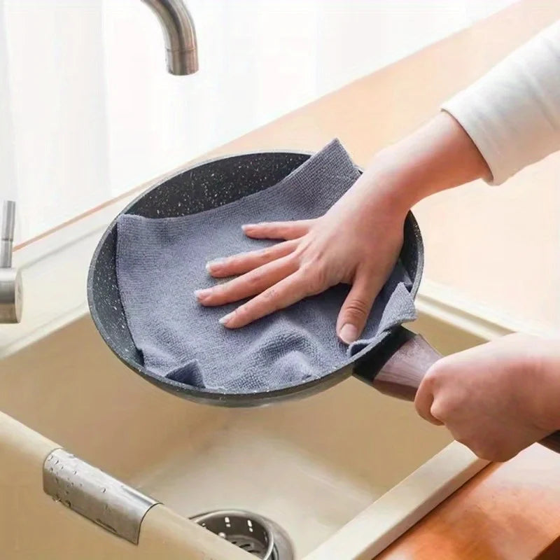 Microfibre Dishcloth Roll – Reusable Double-Sided Kitchen Cleaning Cloths (20 Sheets)