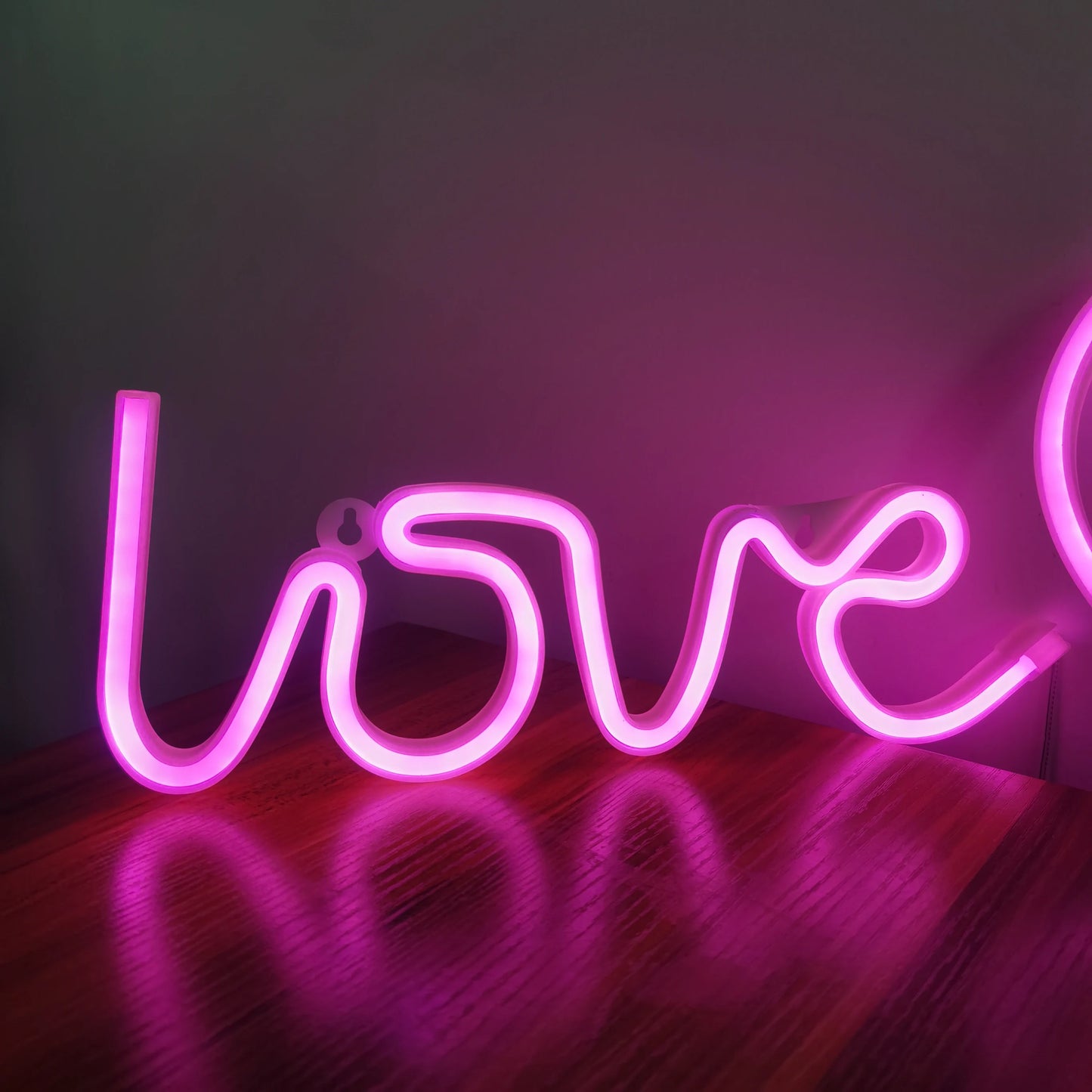 LED Neon Sign - USB & Battery Powered Glow Light for Bedroom, Gaming Room & Home Bar