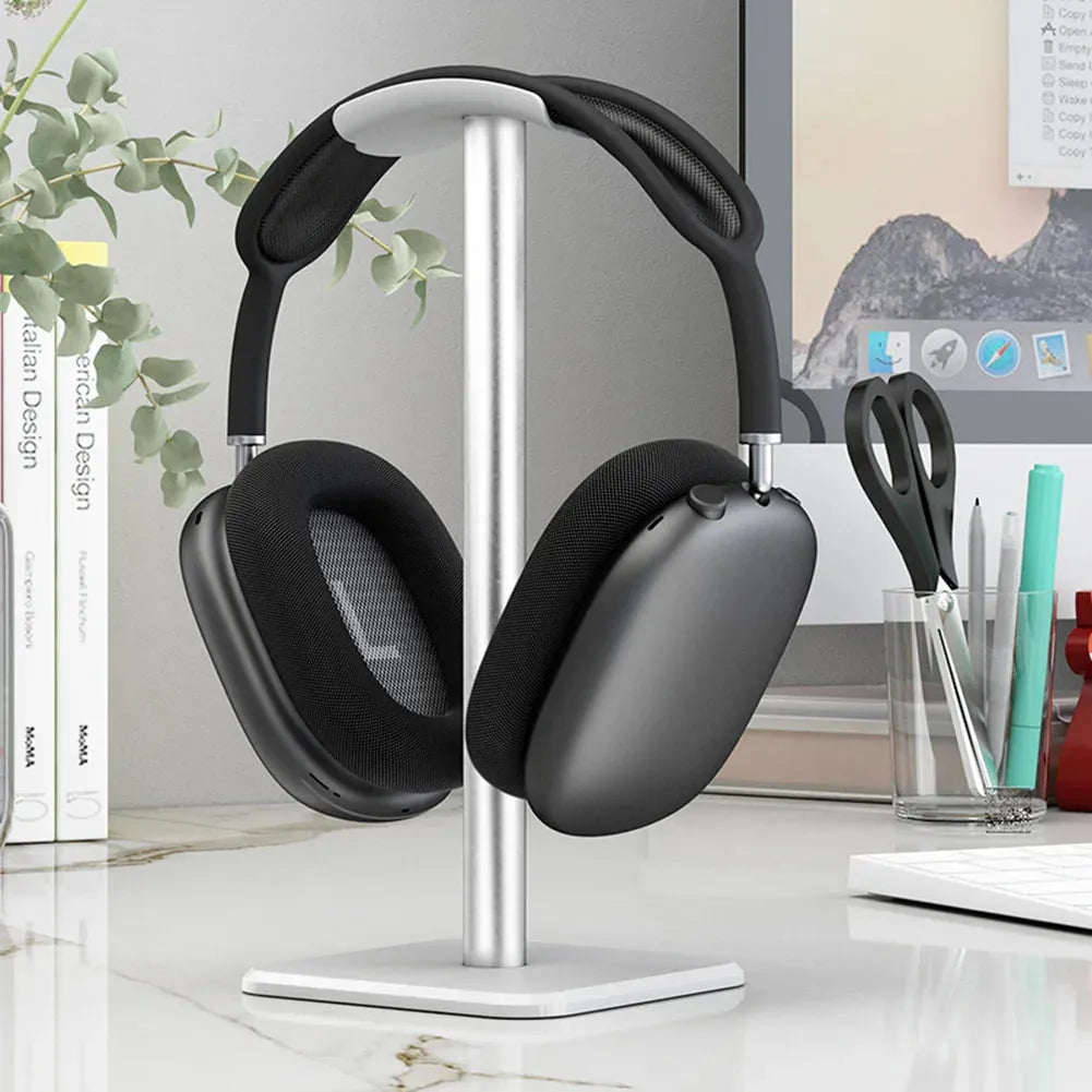 Aluminum Headphone Stand - Space-Saving Vertical Design