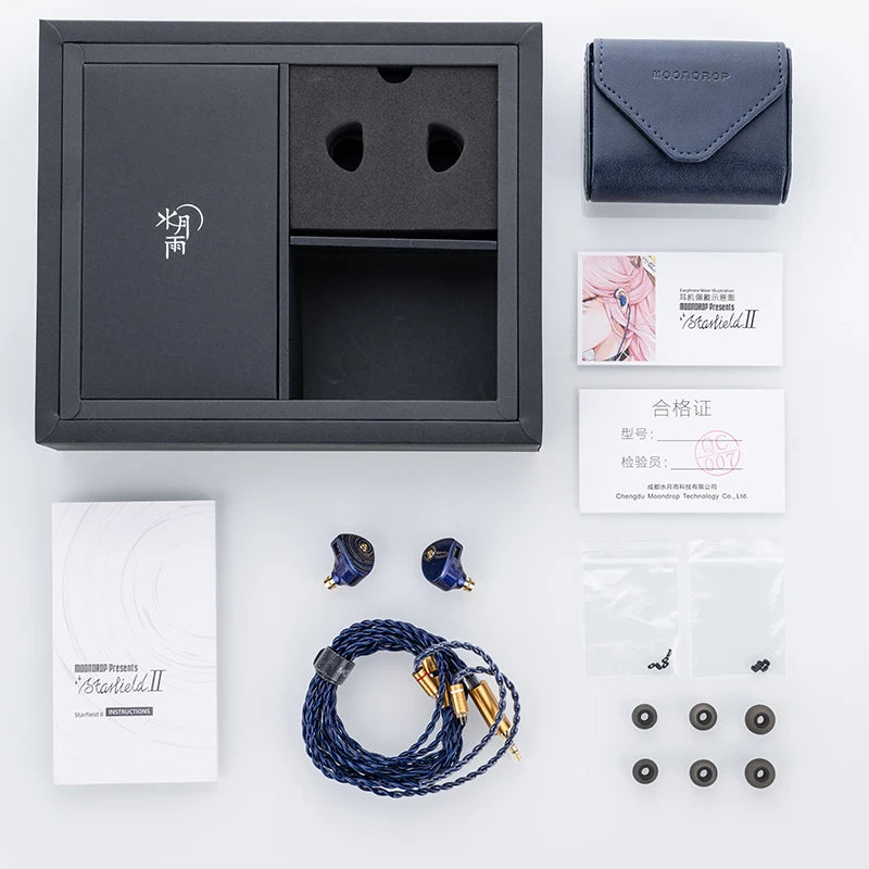 MOONDROP Starfield 2 In-Ear Headphones - Lithium-Magnesium Dynamic Driver IEM