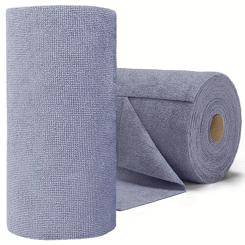 Microfibre Dishcloth Roll – Reusable Double-Sided Kitchen Cleaning Cloths (20 Sheets)