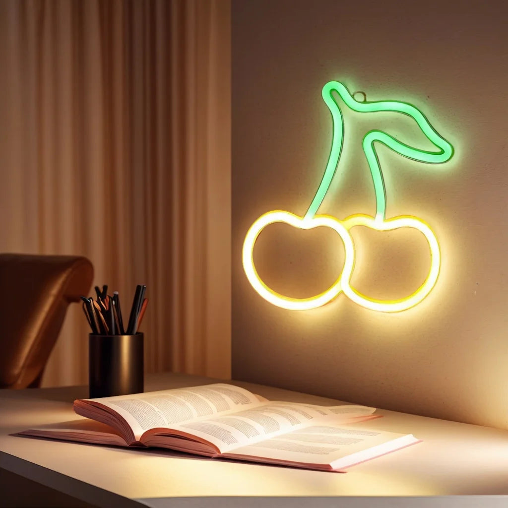 LED Neon Sign - USB & Battery Powered Glow Light for Bedroom, Gaming Room & Home Bar
