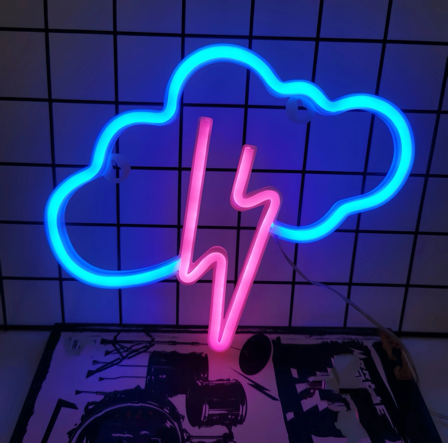 LED Neon Sign - USB & Battery Powered Glow Light for Bedroom, Gaming Room & Home Bar