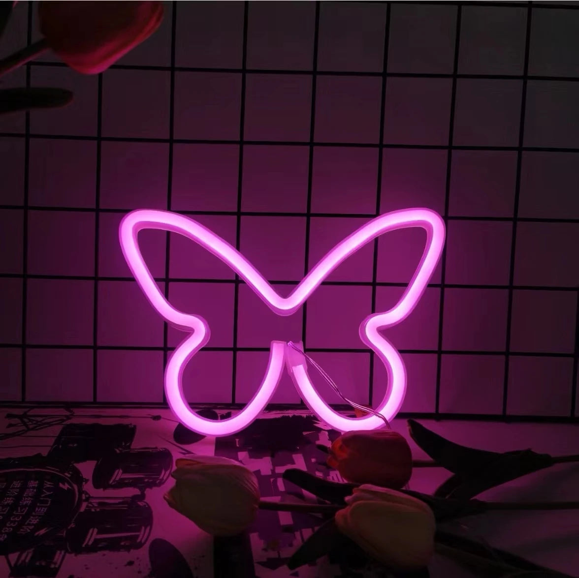 LED Neon Sign - USB & Battery Powered Glow Light for Bedroom, Gaming Room & Home Bar