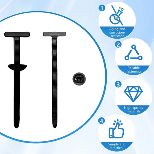 Heavy Duty Self-Locking Cable Ties – UV Resistant Zip Ties (Multi-Pack)