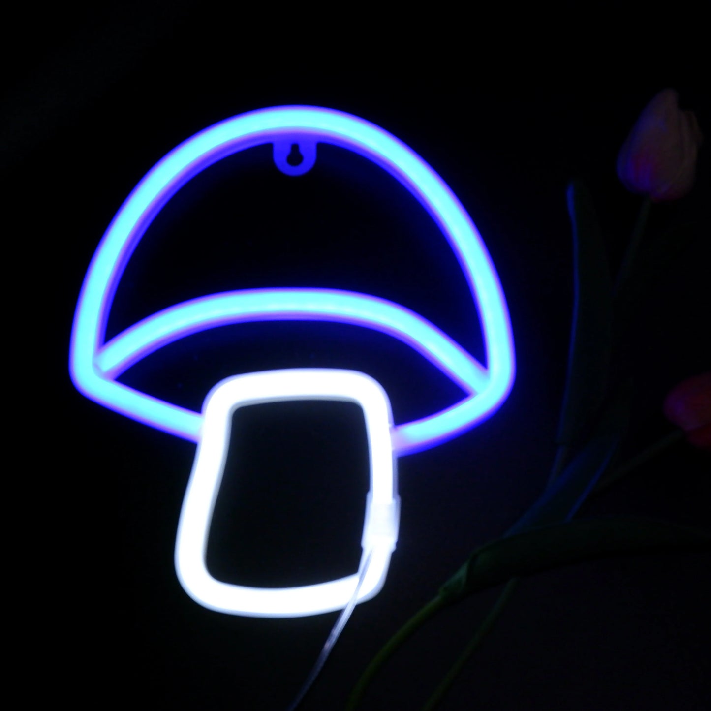 LED Neon Sign - USB & Battery Powered Glow Light for Bedroom, Gaming Room & Home Bar