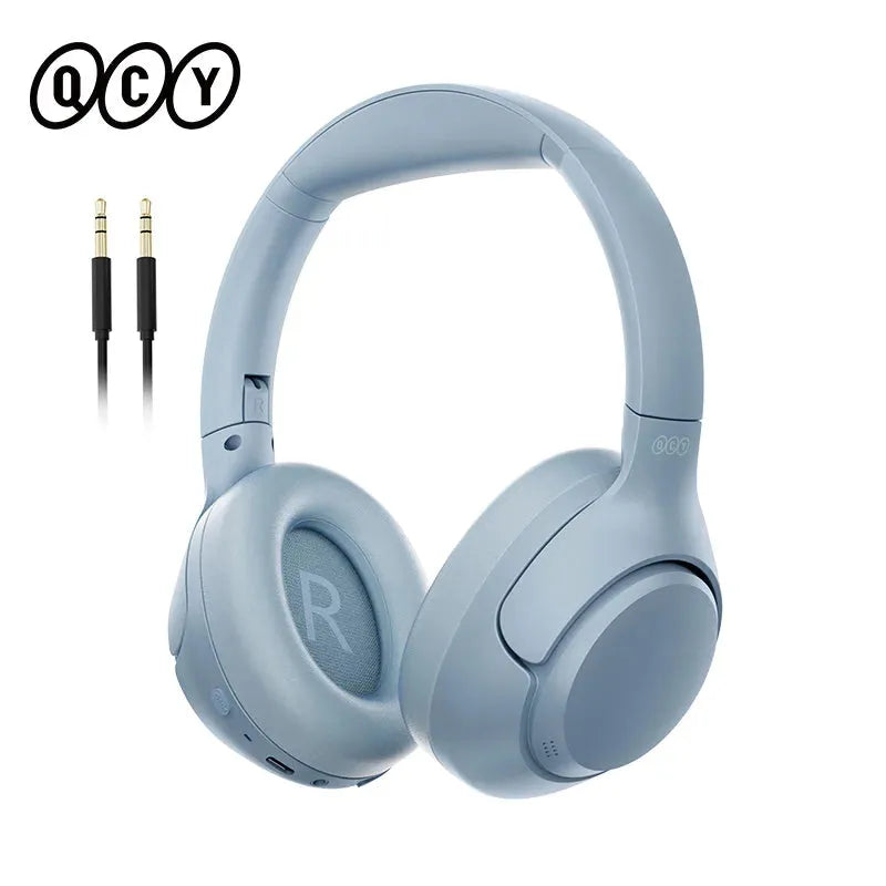 QCY H3 Wireless Headphones – 43dB ANC, Hi-Res Audio & 60H Battery